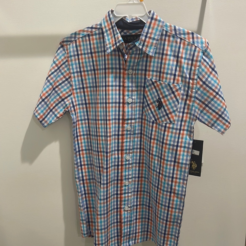 Boys U.S POLO ASSN shirt Sz 8 New